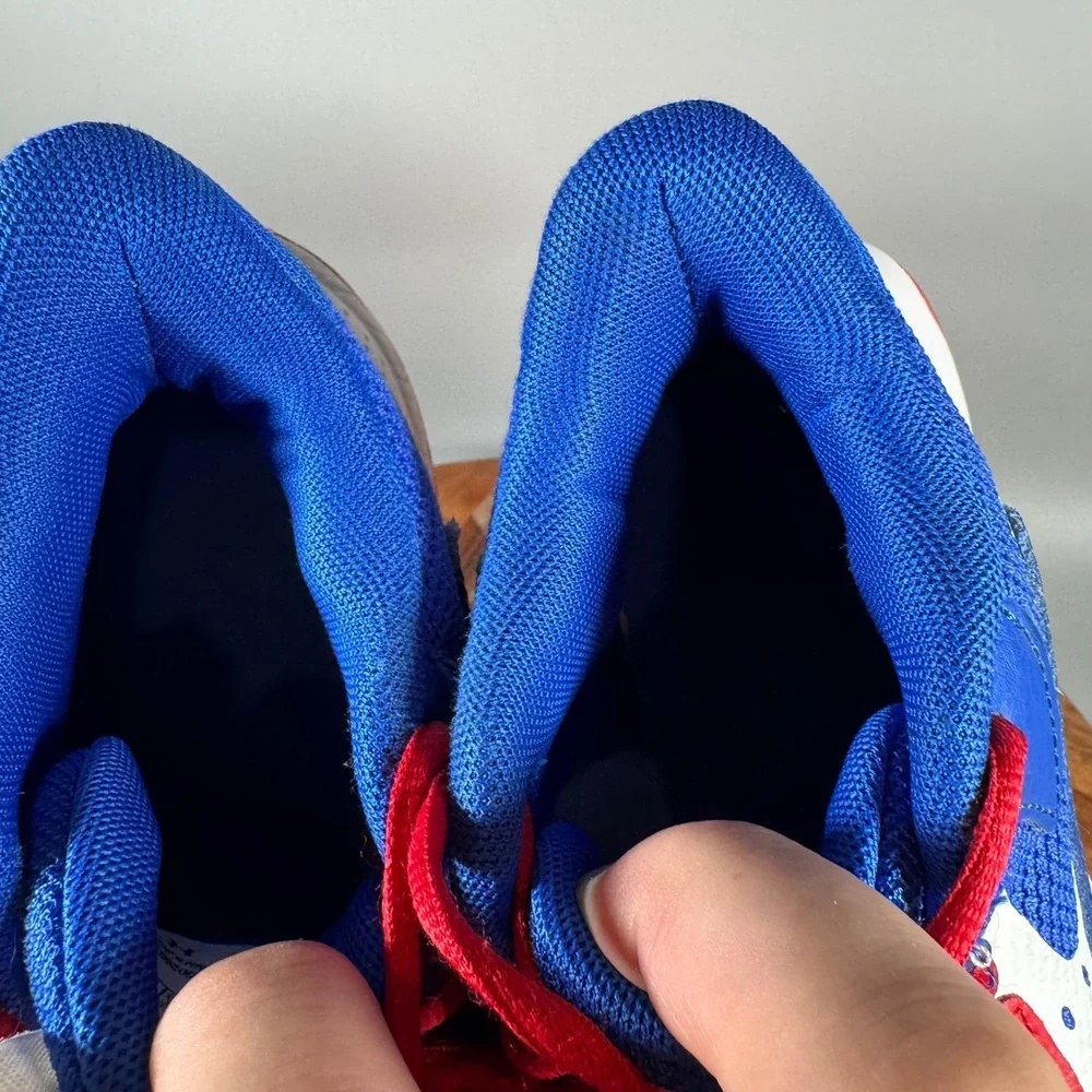 Under Armour Spawn 6 Basketball Shoes Royal Blue Red White 3026635-402 Kids 6Y